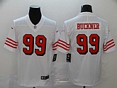 Nike 49ers 99 DeForest Buckner White Color Rush Vapor Untouchable Limited Jersey,baseball caps,new era cap wholesale,wholesale hats